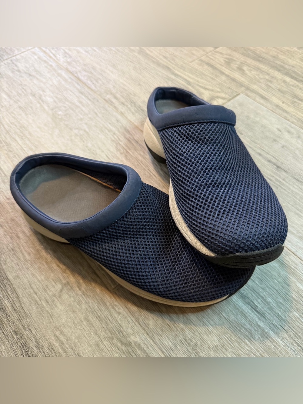 Merrell Primo Breeze II Blue Mesh Breathable Slip-On Clogs Womens Size US 10
